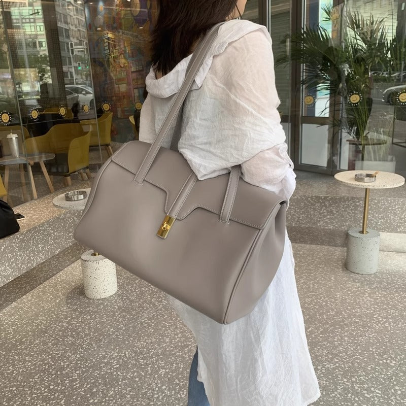 大气上班通勤包包女时尚大容量tote旅行托特包soft16单肩电脑大包