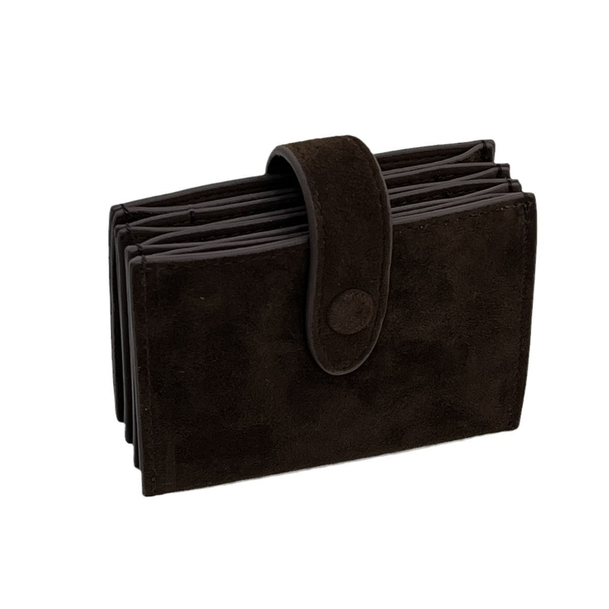 韩国hosa迷你真皮零钱包牛皮信封腰包磨砂麂皮小费包极简风口红包