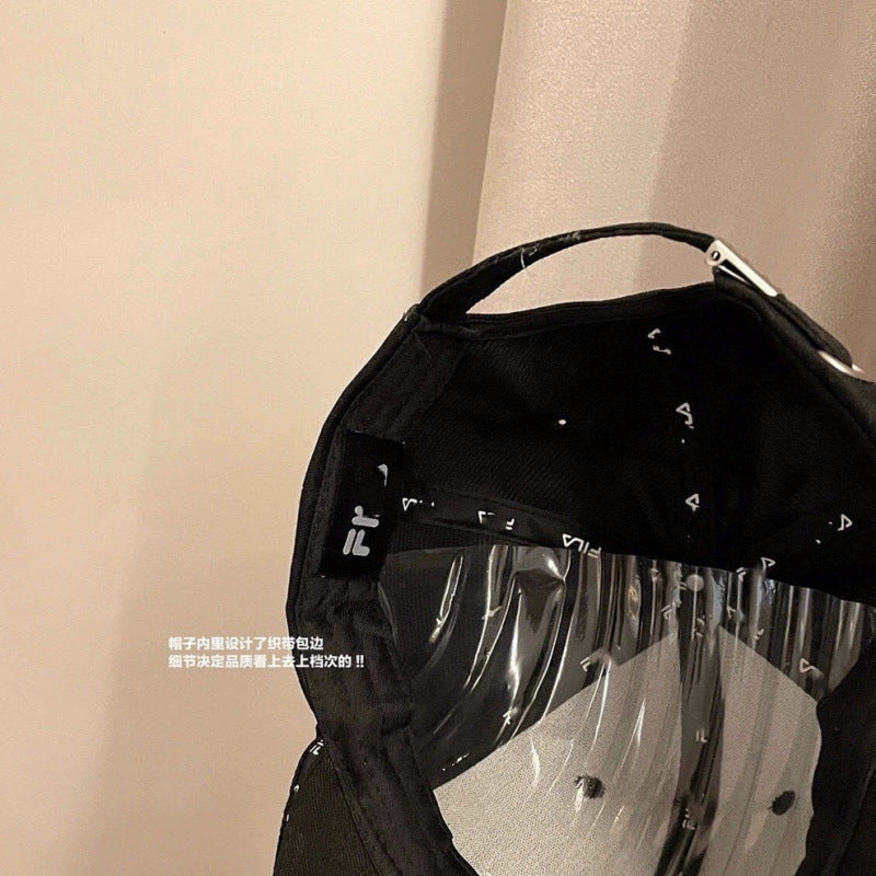 韩版F鸭舌帽硬顶立体字母L棒球帽飞了防晒显脸遮阳百搭新款刺绣