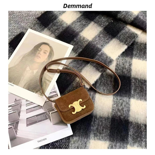 复古高级感腋下包包女2023新款秋冬时尚简约小方包通勤百搭单肩包