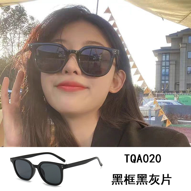 2024年gm墨镜女士出街显白方框太阳镜男骑行驾驶防紫外线太阳眼镜