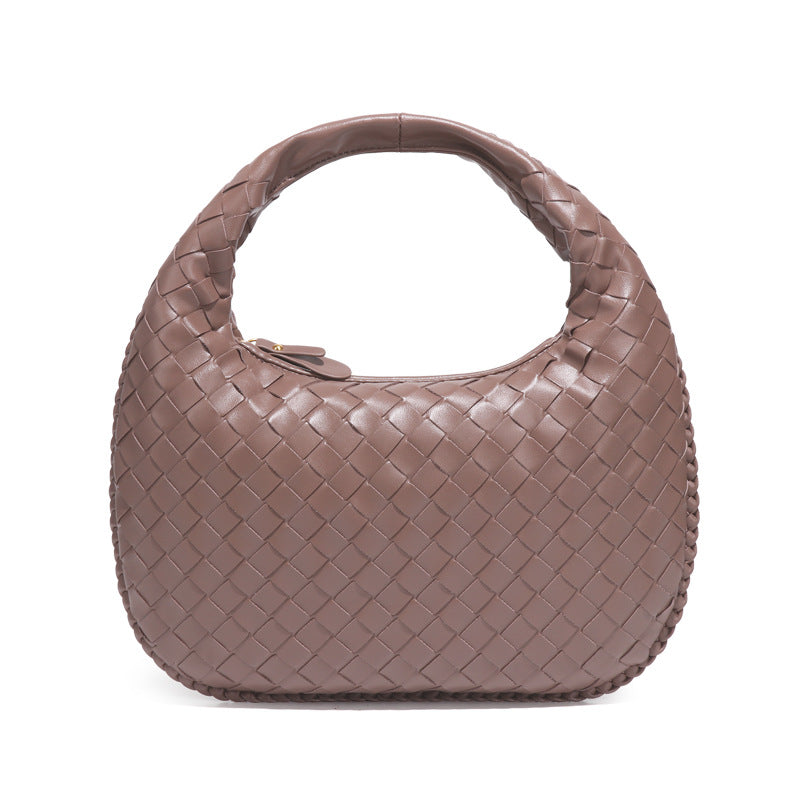 包包女2025新款编织包欧美复古菜篮子腋下包手提单肩手拎包 外贸