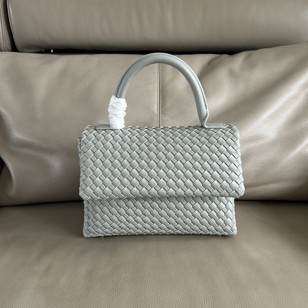 纯手工编织新款腋下包时尚百搭通勤大容量手提包潮流质感斜挎女包