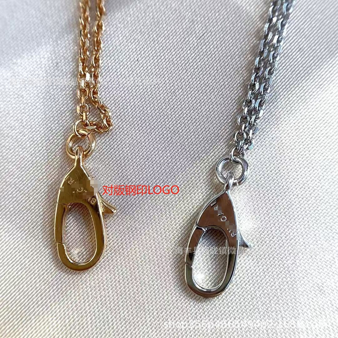 宝家扇子手链精工版裙子手链厚金电镀18k双链天然玛瑙工厂直销