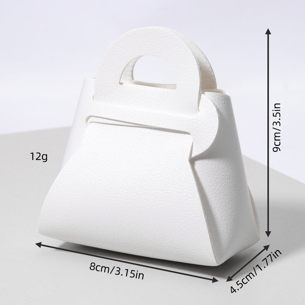 春夏新款迷你小PU皮包挂饰汽车钥匙扣儿童书包少女包包挂件白色
