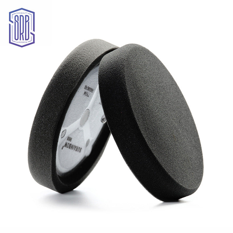 厂家批发7寸抛光轮汽车美容海绵轮美光DA凹形海绵抛光盘耐磨牢固