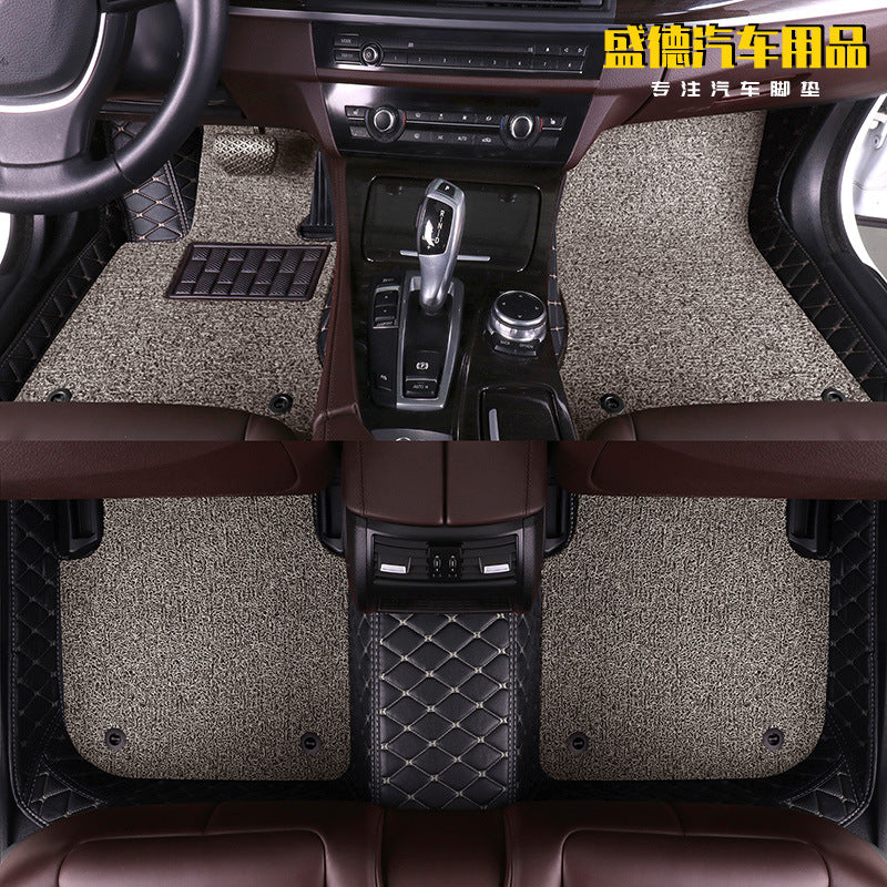 骥影特斯林双层脚垫适用于海马7X S5 M3 M6福美来F5 F7 MPVS7内饰