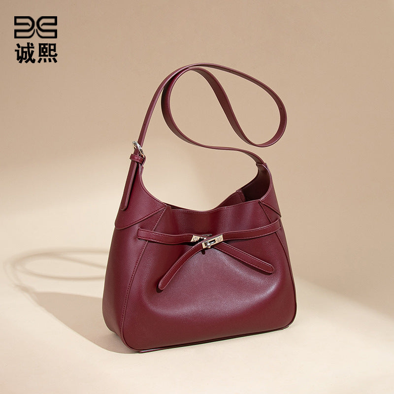 高级感百搭子母托特包复古潮流大容量手提女包小众单肩腋下凯利包