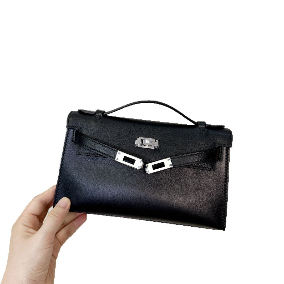 轻奢女包2025新款swift一代凯莉包mini链条包手提包单肩斜挎包