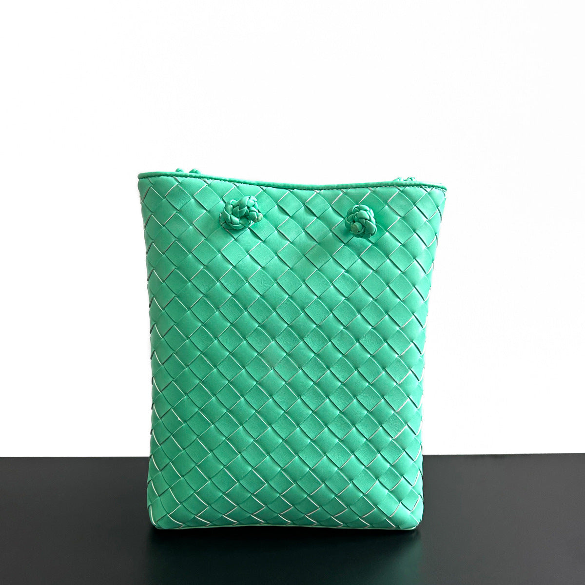 手工编织托特包包2023新款百搭真皮女包大容量女士手提包牛皮大包