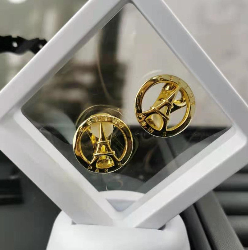 赛家新款耳夹女凯旋门复古时尚中古气质个性耳饰无耳洞款耳环