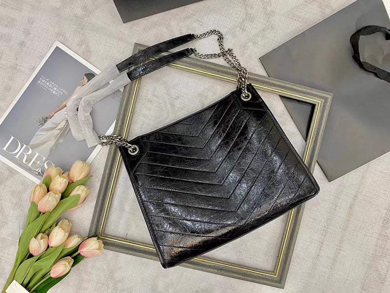 无标杨树林niki包真皮女包shoppingbag托特包流浪包包亚马逊批发