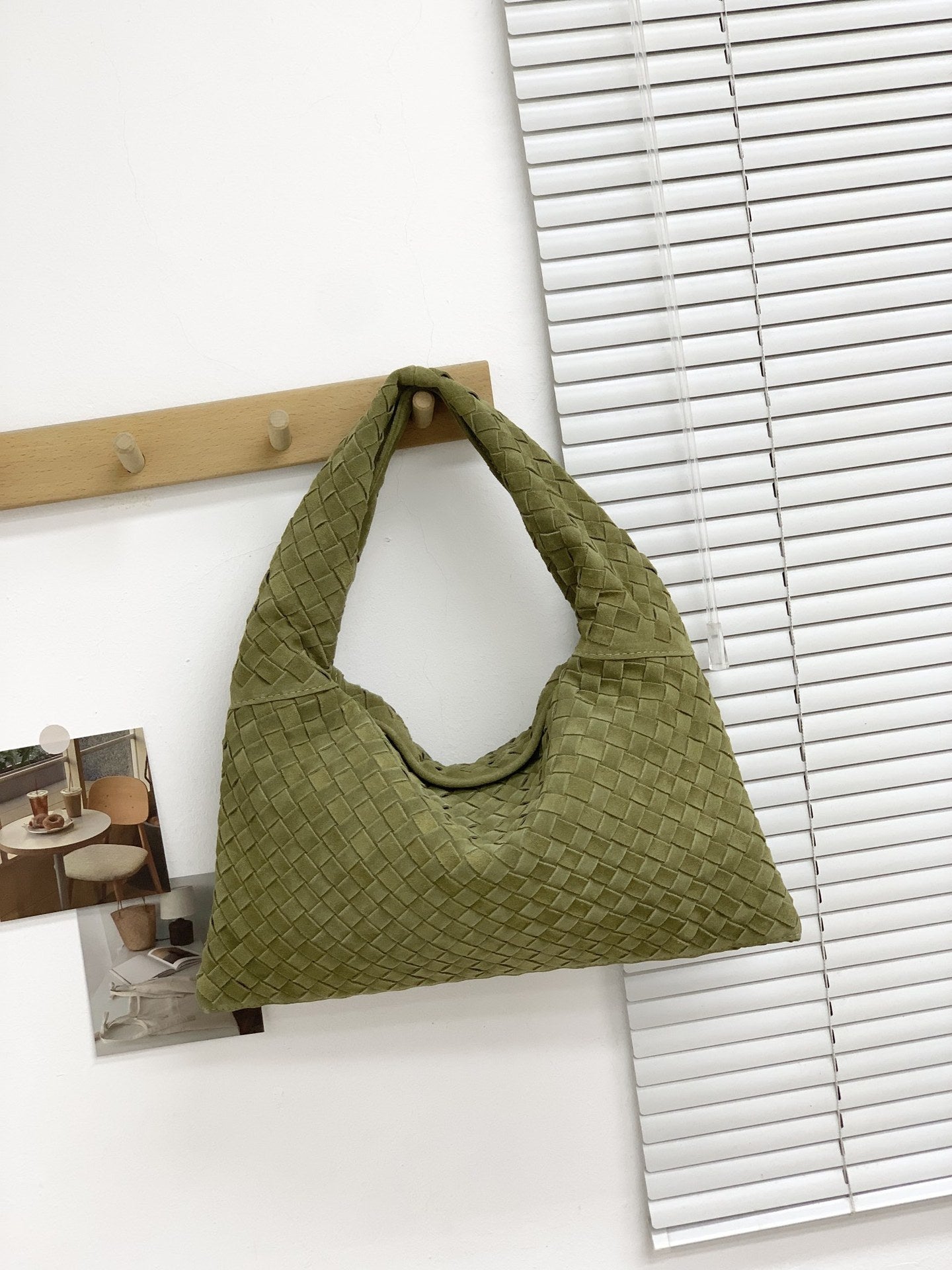 法式高级感编织包包女2024新款单肩腋下包小众质感手提通勤包百搭