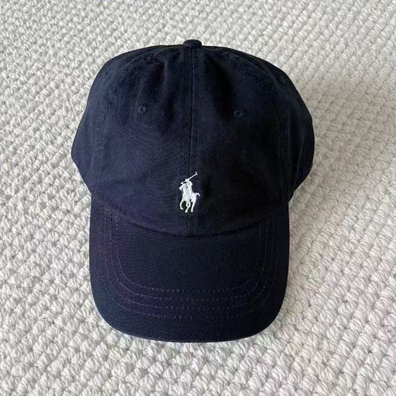 原厂拉伦男女情侣棉质棒球帽运动刺绣马标防晒鸭舌帽子时尚潮流