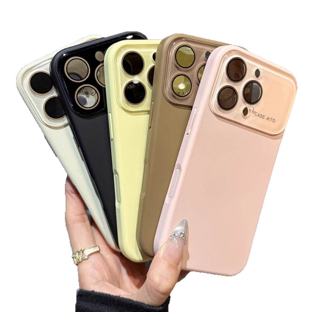 个性笑脸跨境爆款液态大视窗适用苹果17Promax手机壳iPhone16硅胶