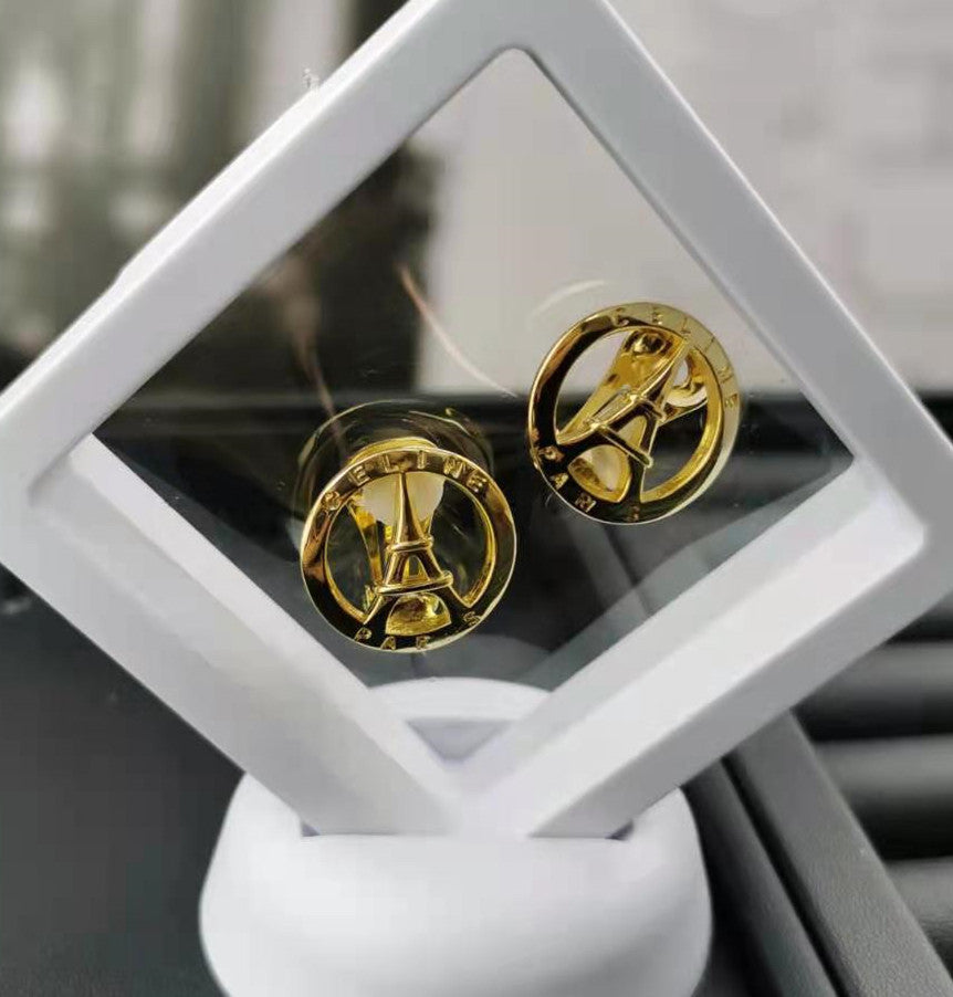 赛家新款耳夹女凯旋门复古时尚中古气质个性耳饰无耳洞款耳环