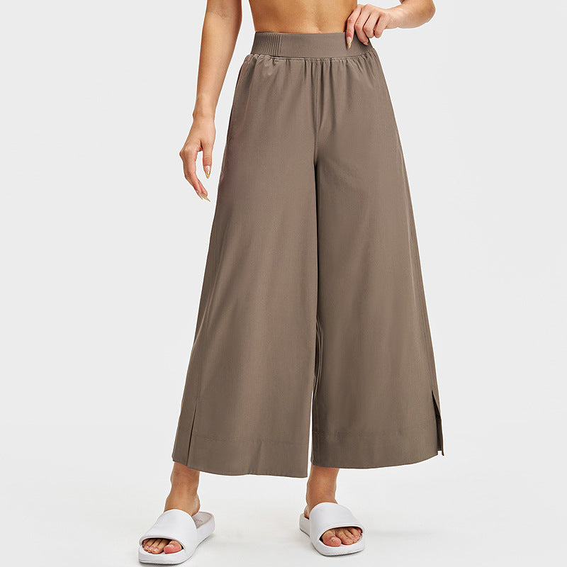 直筒运动裤女休闲百搭宽松显瘦长裤户外健身lulu阔腿瑜伽裤25”