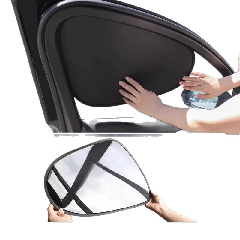 车载汽车遮阳帘侧窗户玻璃遮挡帘车子内用防晒隔热隐私帘婴儿宝宝