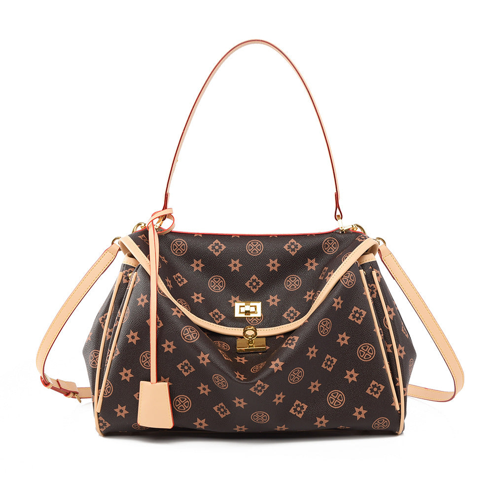 B家包包女新款rodeo包单肩包大容量通勤手提包高级感时尚托特包女