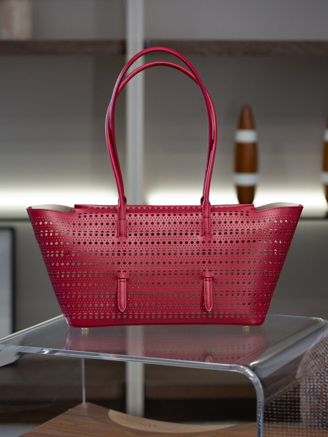 2025新款韩版时尚大容量镂空设计单肩子母包休闲百搭托特包包