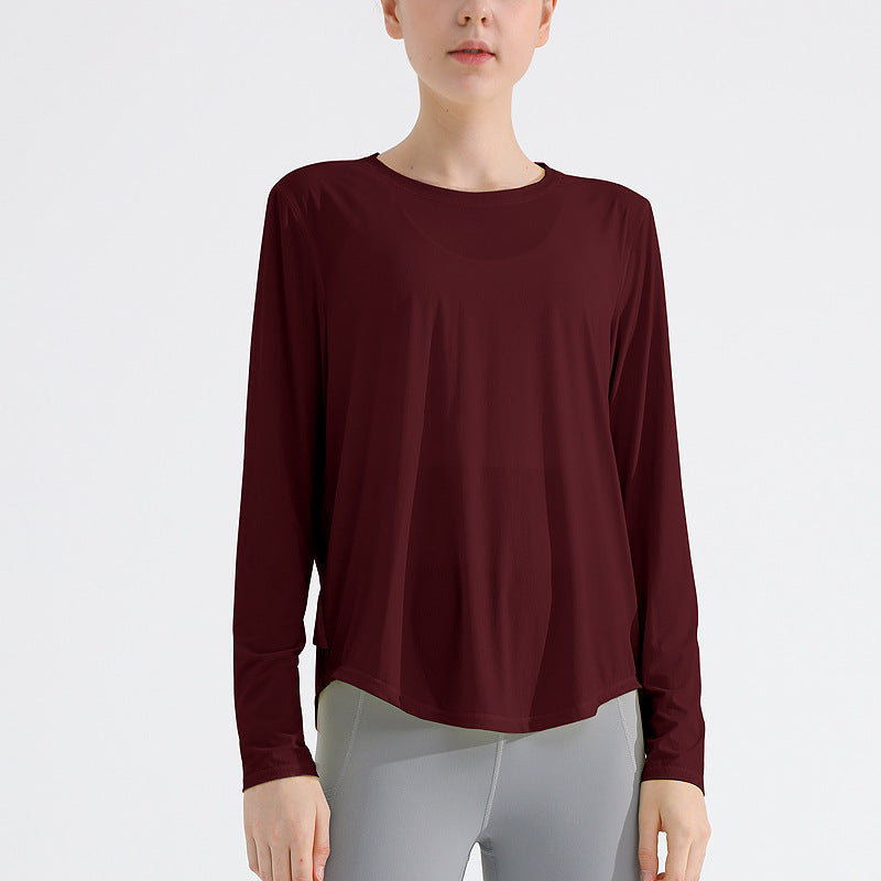 安可拉红微喇瑜伽裤女多巴胺系列磨毛裸感五分运动紧身裤无尺码