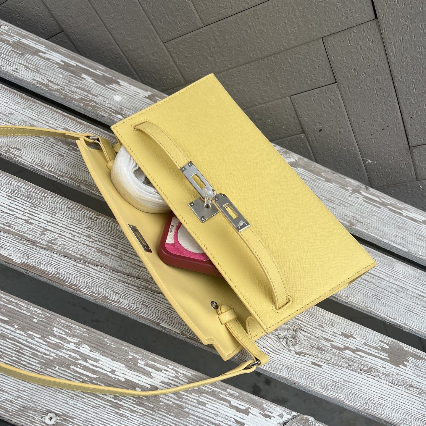 新款纯手工蜡线凯莉包真皮女包山羊皮单肩斜挎手提复古百搭腋下包