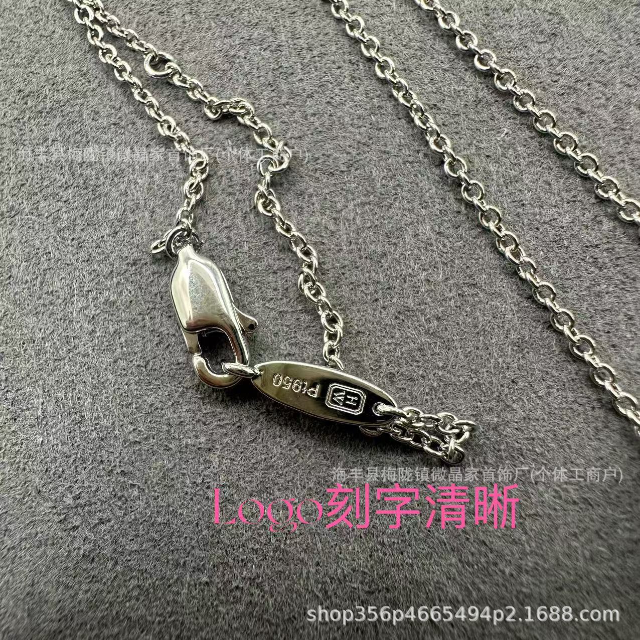 高版本海瑞太阳花项链纯银满钻花朵锁骨链网红款精工CNC厂家直销