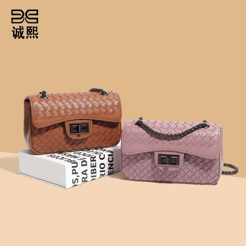 经典百搭横款小方包网红同款辣妈包质感链条单肩包休闲潮流斜挎包