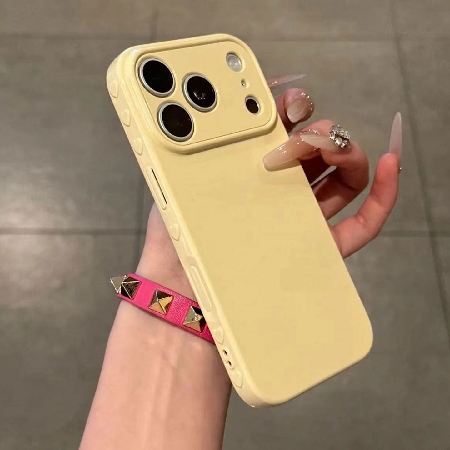 来图定 制侧边立体爱心手机壳ins风适用苹果17Promax软iPhone1615