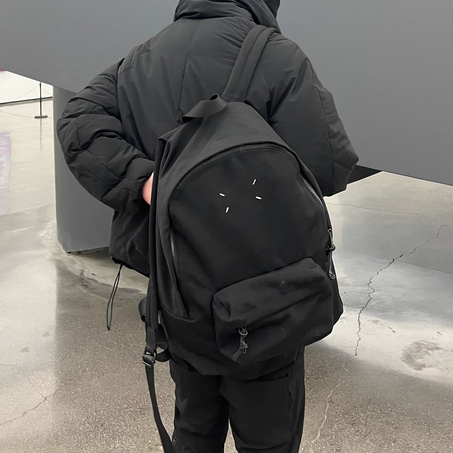 马吉la帆布双肩包轻便大容量多功能5AC电脑书包MM6跨境一件代发