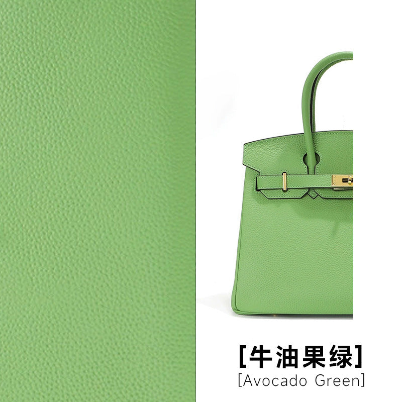 头层牛皮铂金包真皮女包大容量凯丽手提包女高级感通勤单肩斜挎包