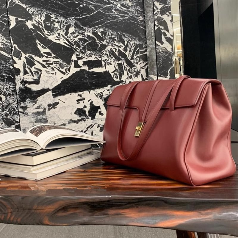 大气上班通勤包包女时尚大容量tote旅行托特包soft16单肩电脑大包