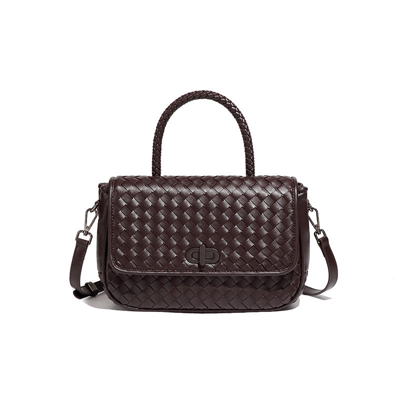 包包冬季款女高级感编织包小众百搭潮流手提包单肩斜挎包一件代发