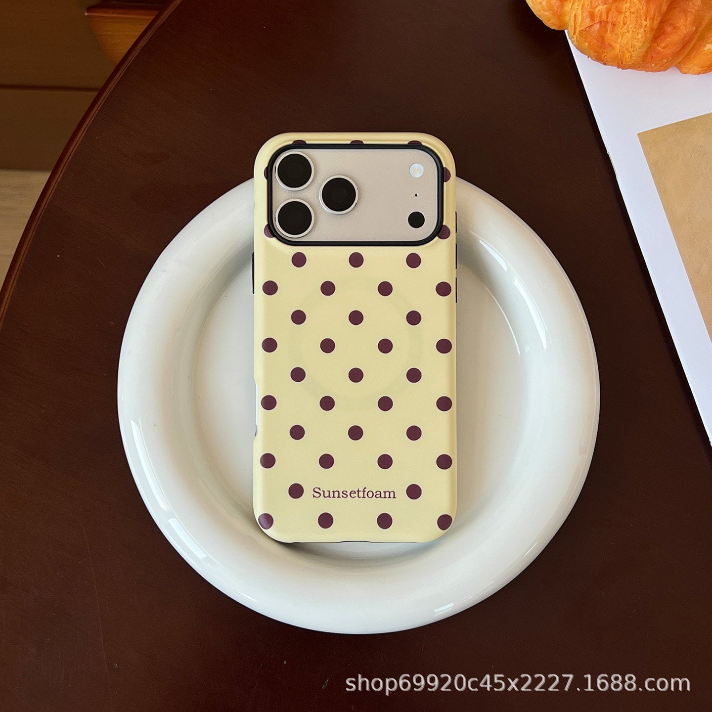 磁吸个性波点适用苹果17Promax手机壳爆款iPhone16保护套15菲林壳