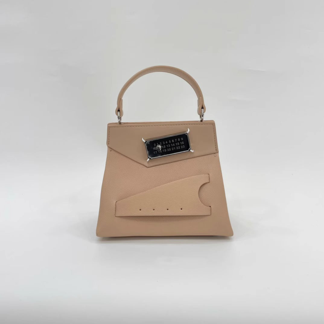 轻奢时尚韩版小众设计手提包mm6折纸包百搭单肩斜挎小包无痕代发