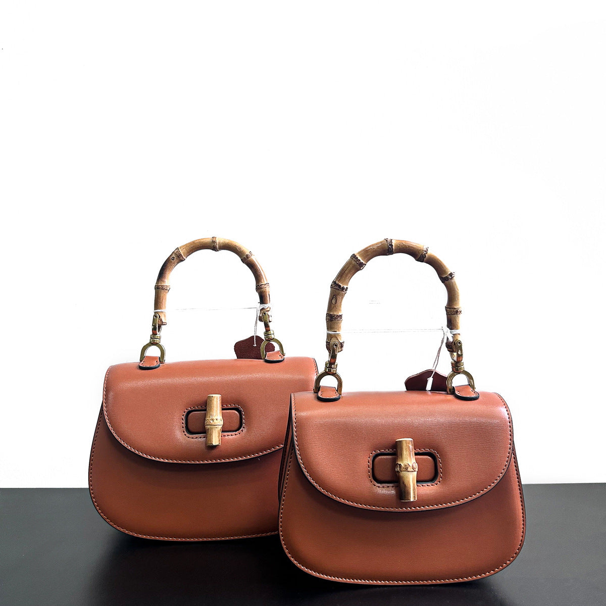 小众设计竹节手提马鞍包包女2023新款今年流行高级感单肩斜挎包夏