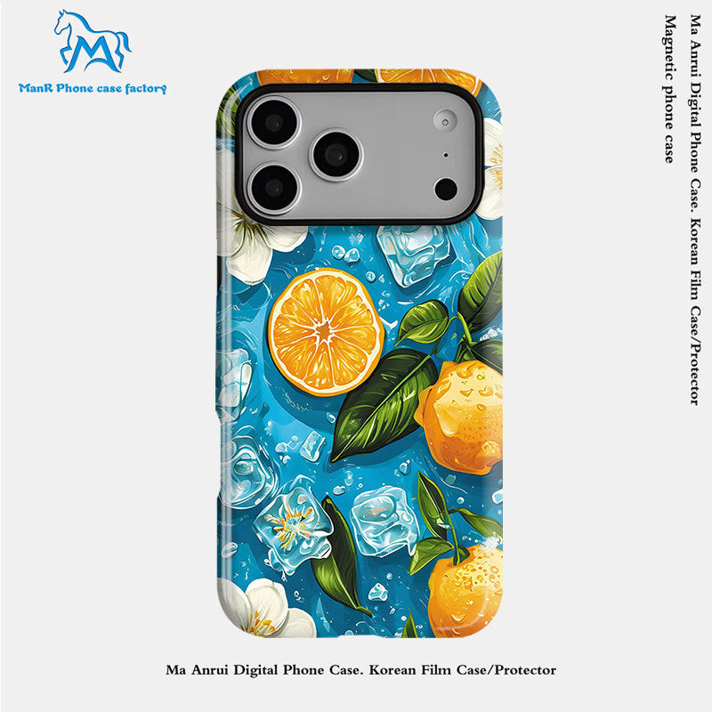 亚马逊跨境多巴胺水果菲林二合一适用苹果17promax手机壳iPhone16
