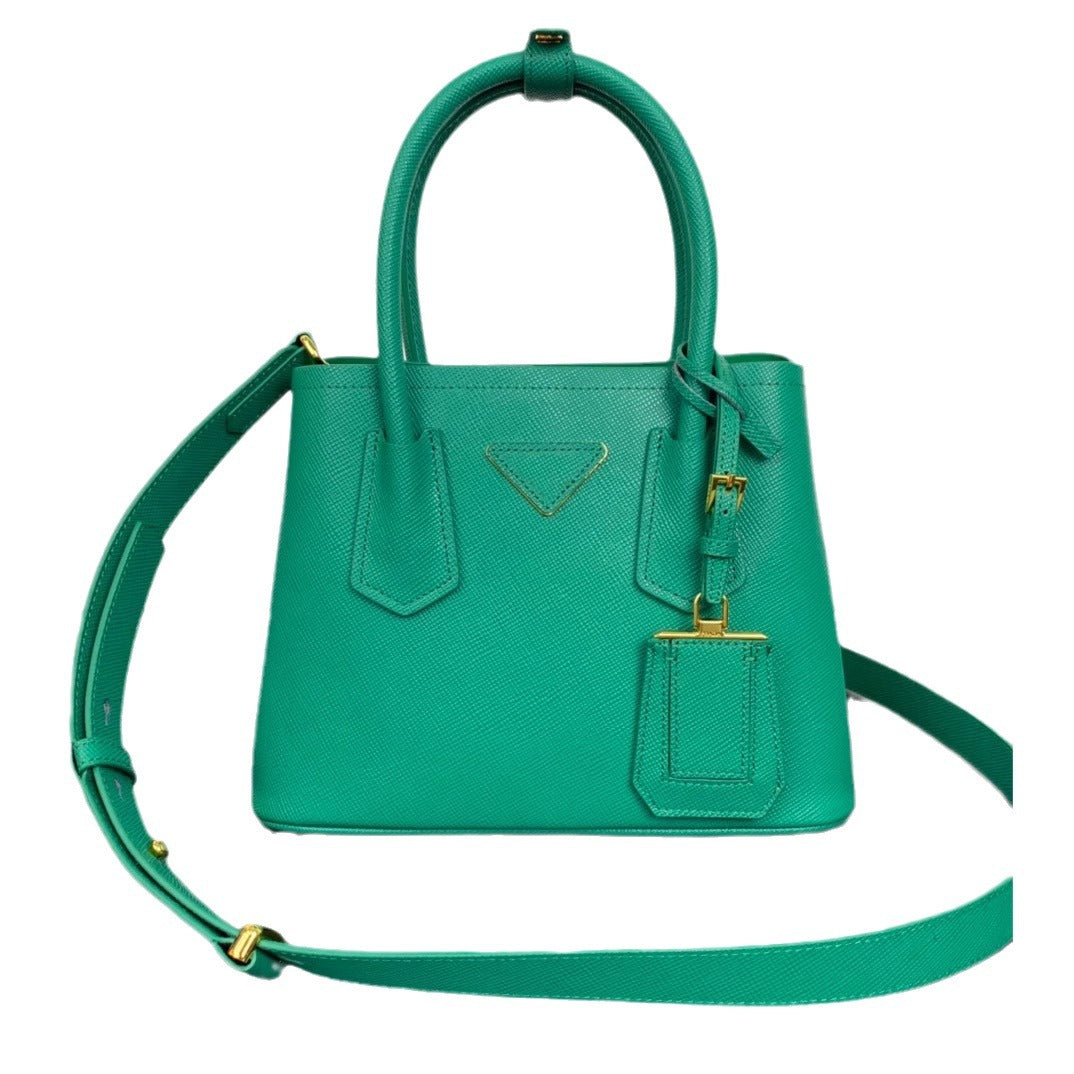 大牌 普P家真皮女包手掌纹杀手手提包韩版潮mini斜挎十字纹单肩包