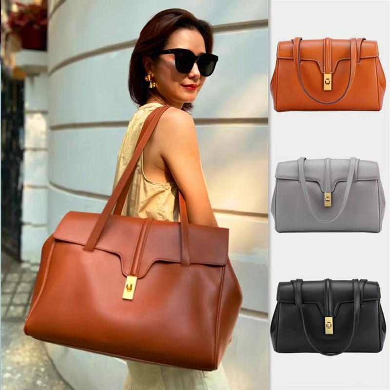 大气上班通勤包包女时尚大容量tote旅行托特包soft16单肩电脑大包