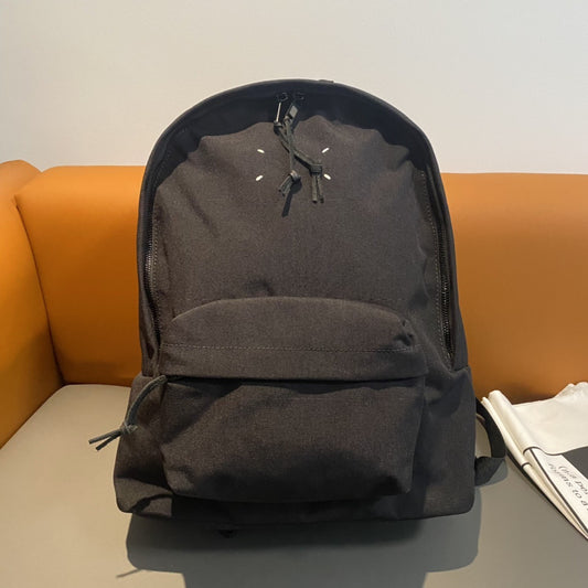 马吉la帆布双肩包轻便大容量多功能5AC电脑书包MM6跨境一件代发