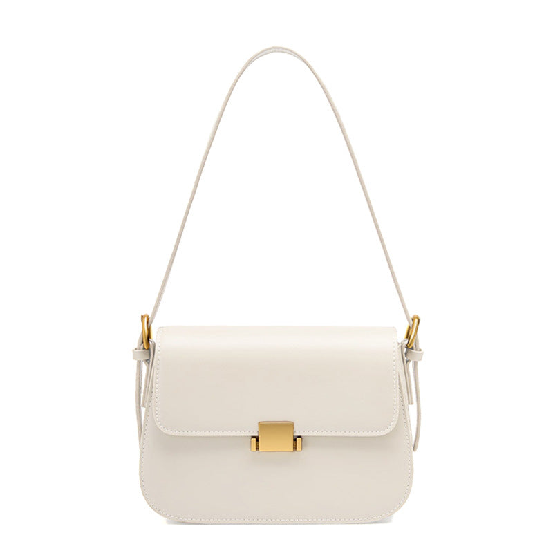 高级感定制黑色小方包时尚潮流单肩腋下包女款百搭实用斜挎豆腐包