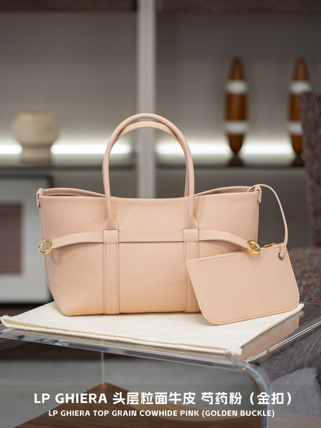 跨境新款小众设计高级感帆布拼牛皮托特包大容量通勤百搭手提包女