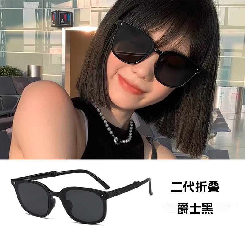 2024年gm墨镜女士出街显白方框太阳镜男骑行驾驶防紫外线太阳眼镜