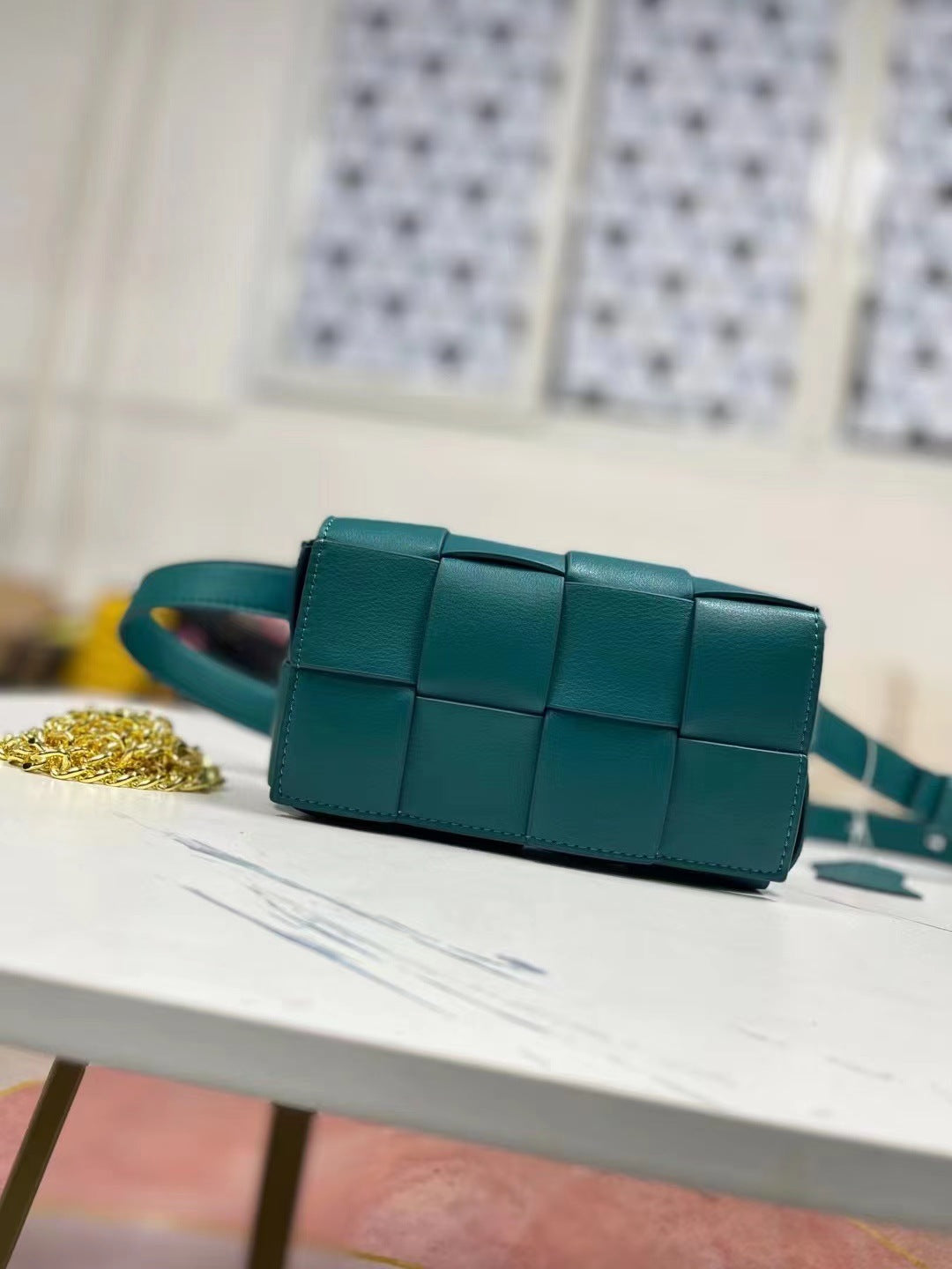 编织斜挎包腰包2022新款潮春夏时尚小包包女包手提众百搭单肩包