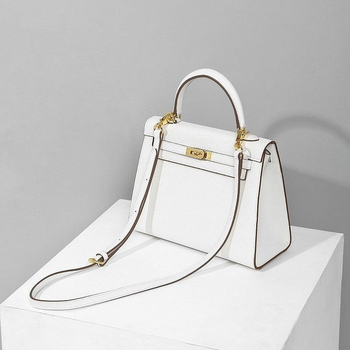 手掌纹凯利包女真皮包包大容量牛皮手提包通勤斜挎单肩包秋冬热销