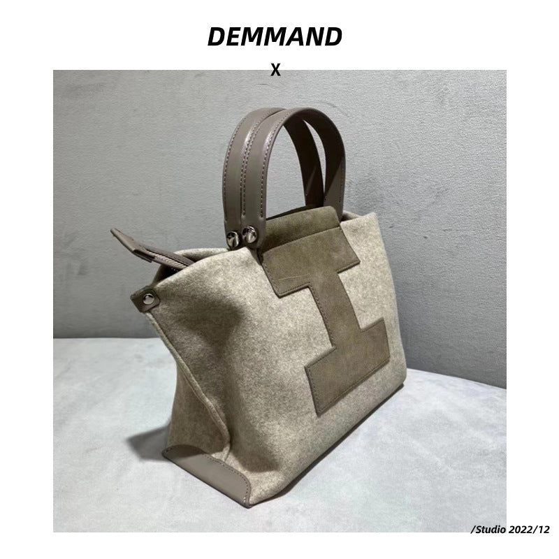 小众设计托特包2023新款百搭头层牛皮手提包高级感真皮单肩斜挎包