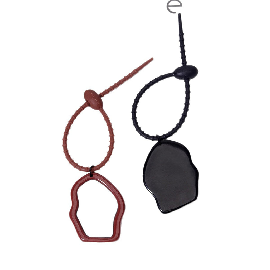 跨境热销包包挂件亚克力镜子包挂饰品配件扎带挂件时尚热销