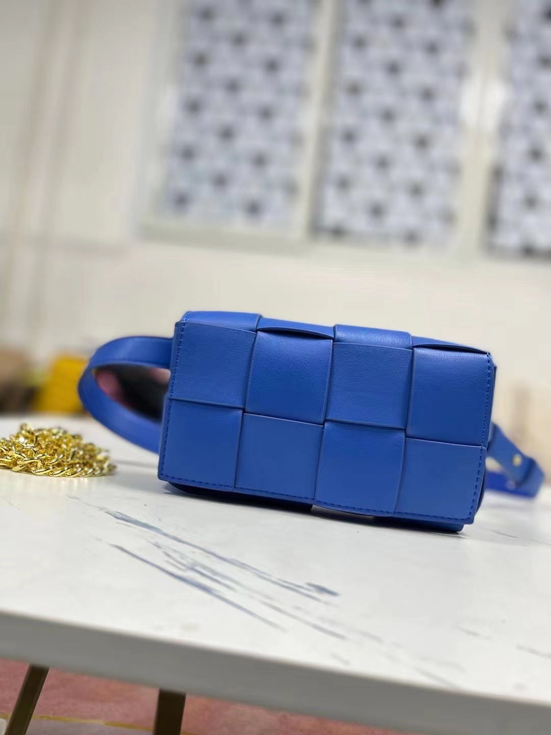 编织斜挎包腰包2022新款潮春夏时尚小包包女包手提众百搭单肩包