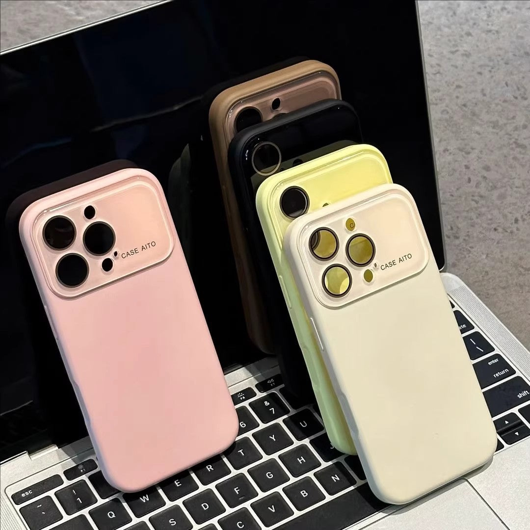 秒变17纯色液态硅胶苹果17Promax手机壳iPhone16全包大视窗15纯色