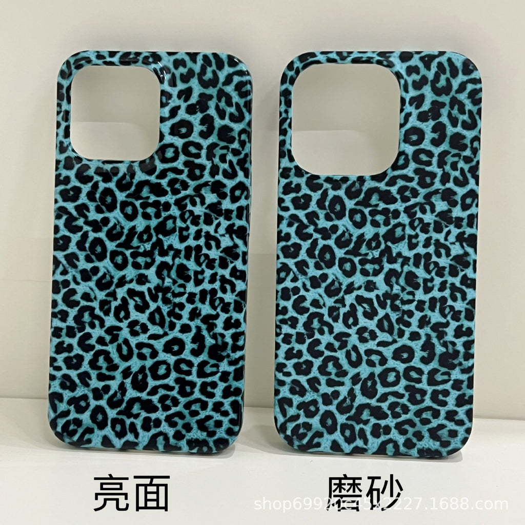 跨境爆款潮款豹纹适用苹果17Promax手机壳iPhone16菲林壳15女生14